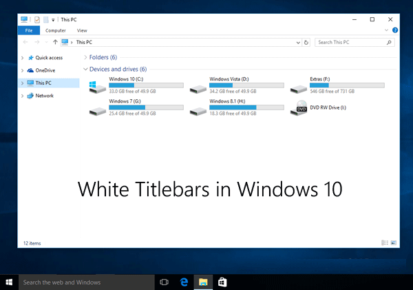 windows 10 title bar transparency